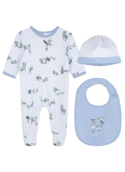 ENS.PYJAMA+BAVOIR+BONNET