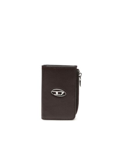 Porte-clés en cuir grainé