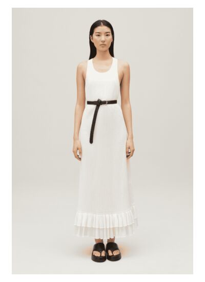 Robe midi volants