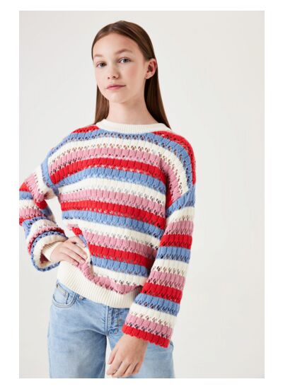 Girls Sweater White