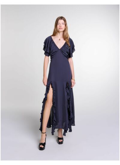 Robe longue dos ouvert