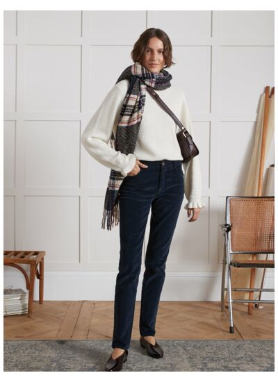 PANTALON SLIM VELOURS