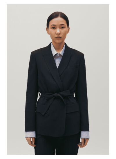 Veste tailleur bleu marine