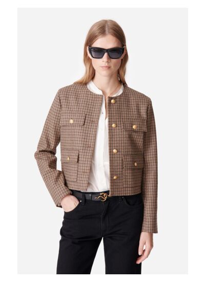 Veste Deana En Laine Mélangée