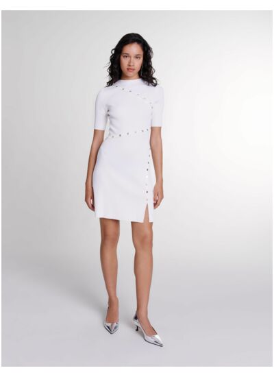 Robe courte en maille