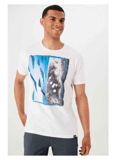 Men T-shirt White