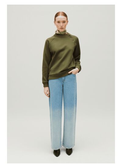 Sweatshirt boutons