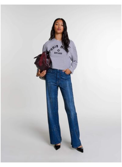 Tee-shirt court manches longues