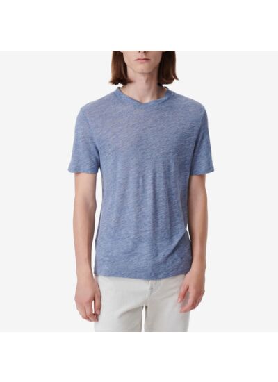 T-Shirt En Lin Col Rond Sergio