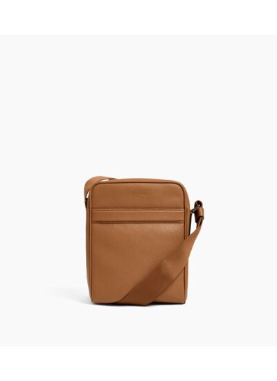 Sacoche moyen modèle Charles en cuir grainé