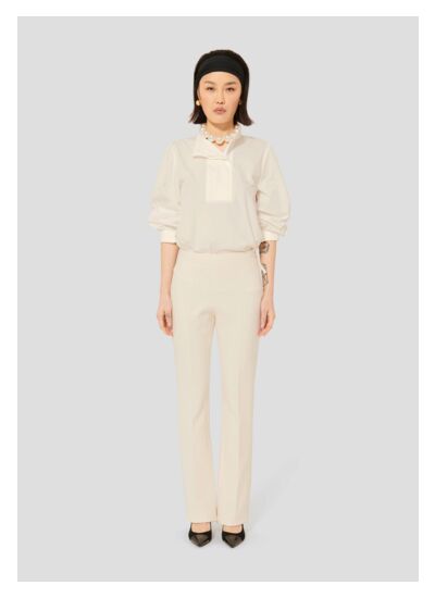Pantalon Peyton-Ecru en Polyester