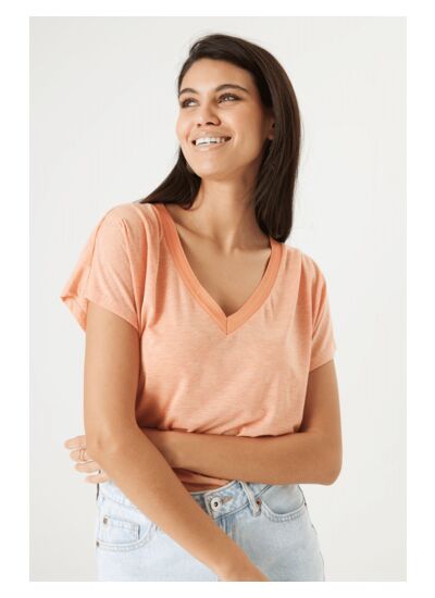 Women T-shirt Orange