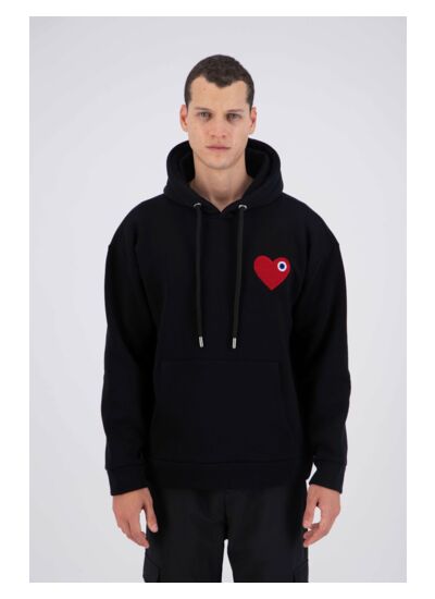 HOODIE COEUR CHIC