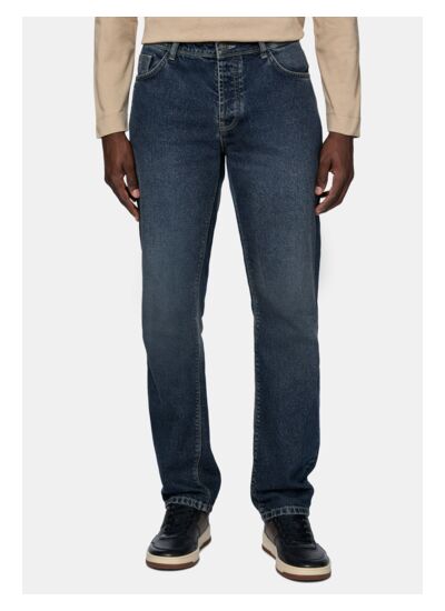 Jean En Denim Extensible Bleu Foncé