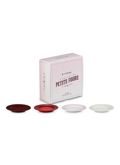 Set de 4 Assiettes à dessert 17cm en céramique Collection Petits Fours