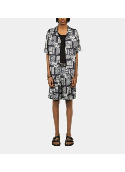 Chemise Imprimée Manches Courtes Homme