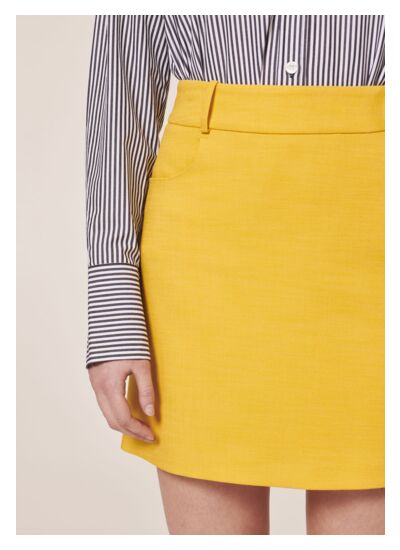 Jupe Janice-Jaune en Viscose