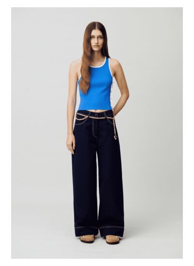 Débardeur fine maille noeuds