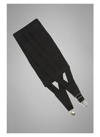 Bande-Ceinture De Smoking En Soie