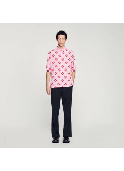 Chemise Cross Flower manches courtes