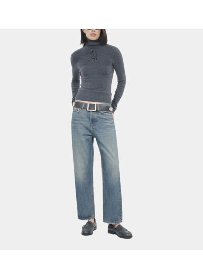 Pull En Cachemire Gris Femme