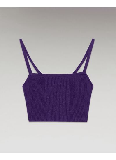 Top Bretelle Metallisé