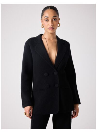 Veste blazer en cachemire Willow NOIR