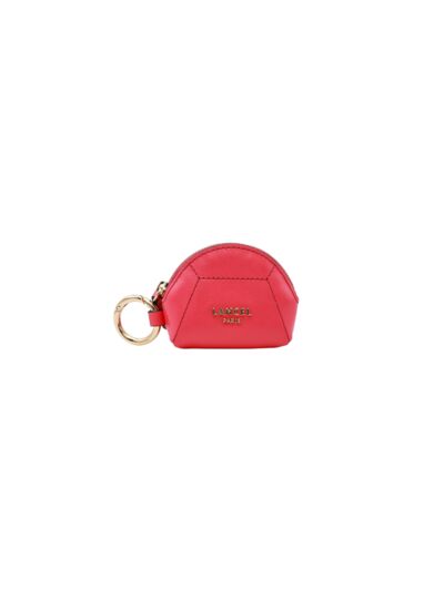 Lettrine De Lancel - Porte Monnaie Demi Lune - Flamingo