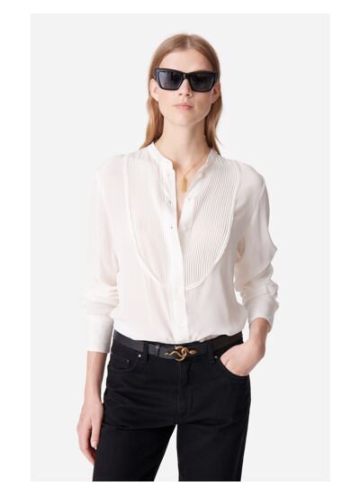 Blouse Deal En Soie Mélangée