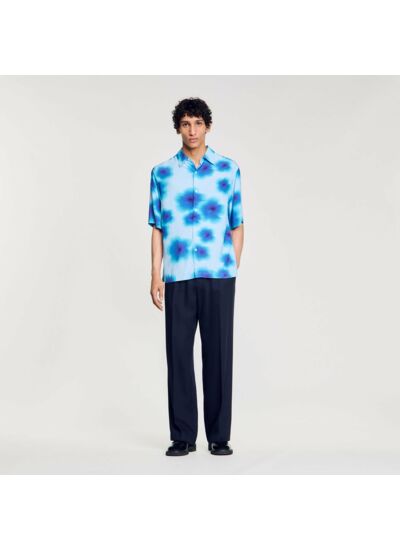 Chemise à imprimé fleuri