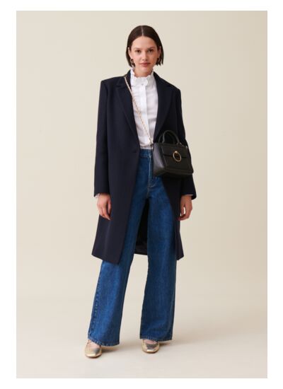 Manteau mi-long tailleur