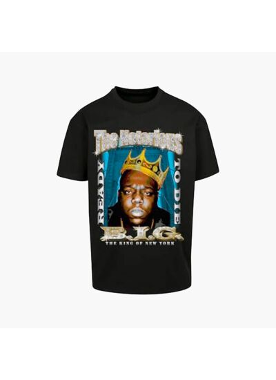 T-Shirt Biggie Crown Noir