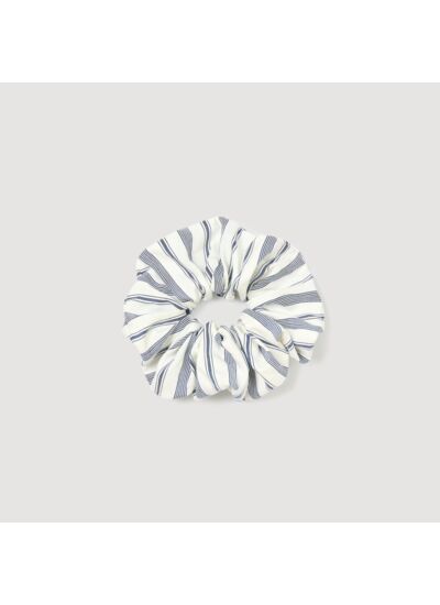 Chouchou à imprimé rayures