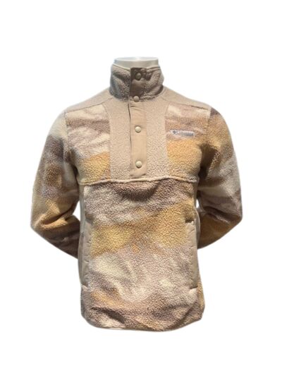 Sunset Canyon Printed Half Snap Beige