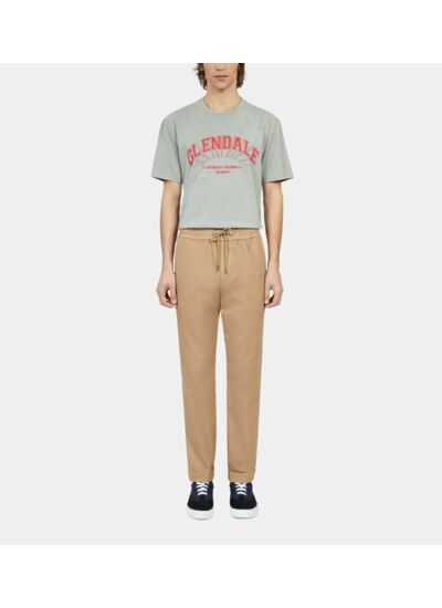 Pantalon Camel En Coton Homme