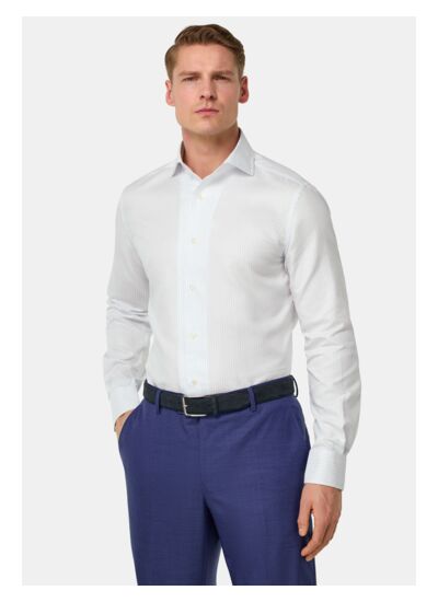 Chemise À Rayures En Coton Regular Fit