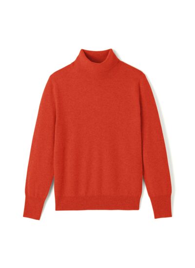 Pull col roulé classique - Homme - CINABRE
