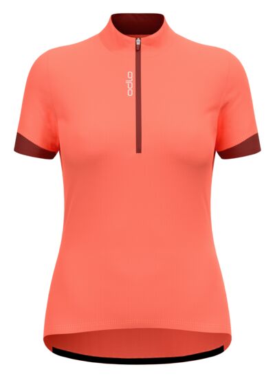 Maillot de cyclisme semi zippé ESSENTIAL pour femme
