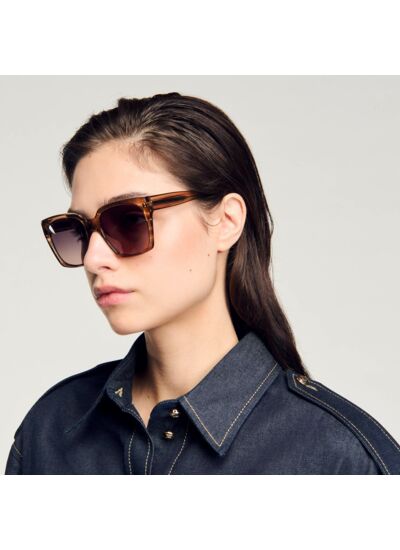 Lunettes de soleil larges