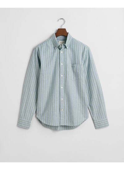 Regular Fit Striped Archive Oxford