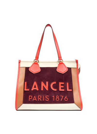 LANCEL TOTE - SAC CABAS ZIPPE L - Multico Cassis