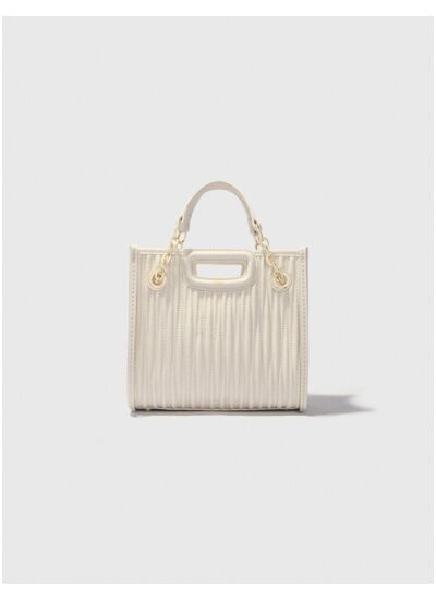 Mini cabas en cuir matelassé