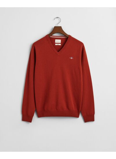 Superfine Lambswool V-Neck Sweater