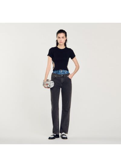 T-shirt orné de strass