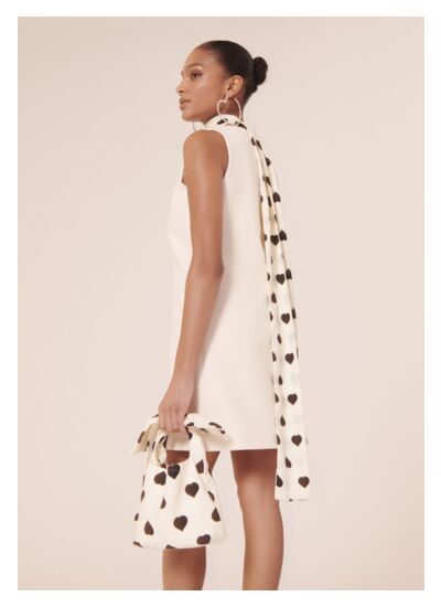 Robe Rawell-Ecru en Polyester