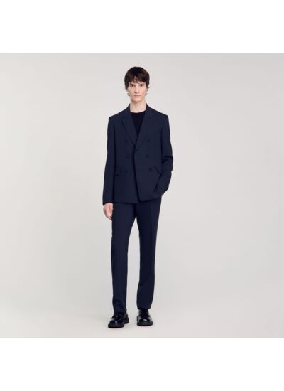 Veste de costume croisée