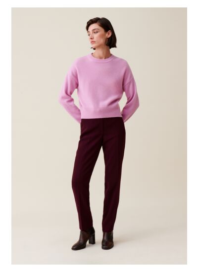 Pull cachemire broderie CP