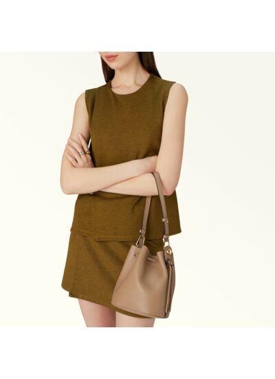 FURLA SFERA MINI BUCKET BAG - VITELLO ST.ERACLE+VITELLO ROMA