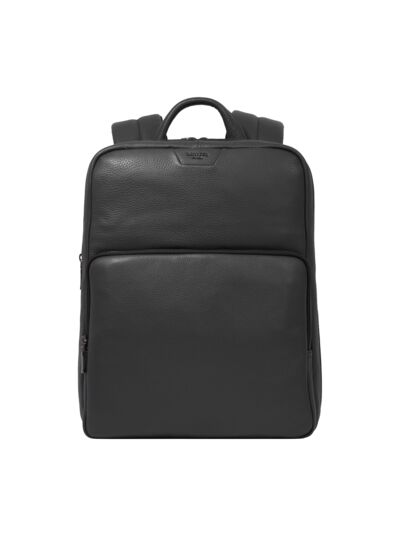 COME DE LANCEL - SAC A DOS EXTENSIBLE ZIPPE 14’ - Noir