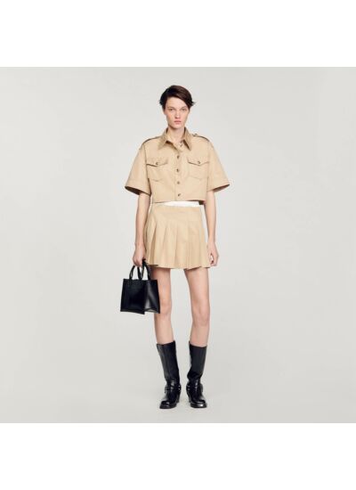 Chemise courte officier